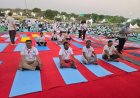लोणार येथे हजारो योग अभ्यासकांचा विक्रम; त्रिकोणासन करत ‘एशिया बुक’मध्ये नोंद