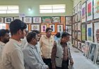 रवींद्रनाथ टागोर चित्रकला महाविद्यालयात विद्यार्थ्यांच्या कलागुणांचा देखणा आविष्कार