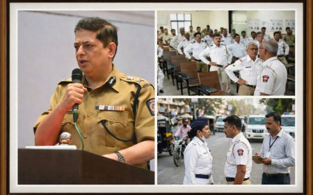 🚨 “रक्षकच भक्षक!” मीरा रोडमध्ये ट्रॅफिक पोलिसांचा ‘हफ्ता सिंिकेट’ उघड; वरिष्ठ निरीक्षकासह अधिकाऱ्यांवर गुन्हा 🚨