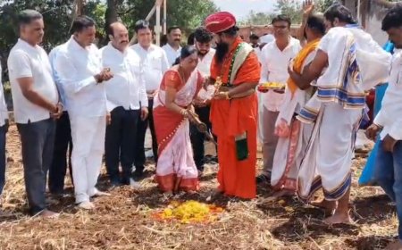 कुंभमेळ्याच्या पार्श्वभूमीवर नाशिकमध्ये महर्षी आनंद गुरुजी आश्रमाचे भूमिपूजन संपन्न