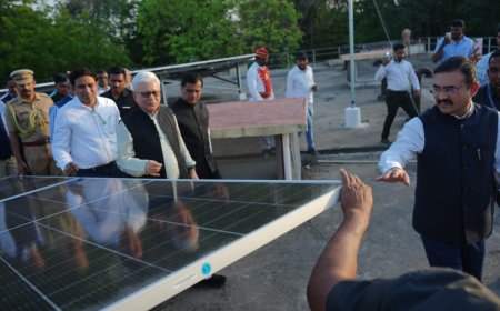 नागपूर लोकभवनात ९० किलोवॅट सौर ऊर्जा प्रकल्पाचे उद्घाटन; हरित ऊर्जेला चालना