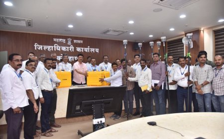 कोल्हापूर भूमी अभिलेख ‘हायटेक’; ३.६९ कोटींच्या यंत्रसामग्रीचे वितरण