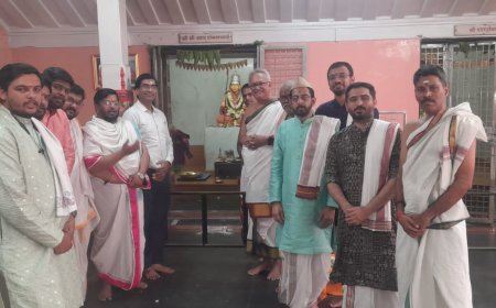 नाशिकमध्ये आद्य शंकराचार्य जन्मोत्सव भक्तीभावात साजरा; श्री शृंगेरी मठात दिवसभर धार्मिक कार्यक्रम