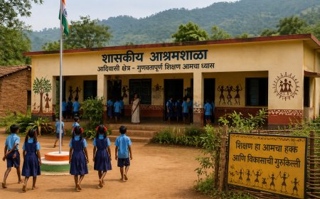 अनुसूचित जमातीच्या विद्यार्थ्यांसाठी इंग्रजी माध्यम निवासी शाळांमध्ये इयत्ता १ ली प्रवेश प्रक्रिया सुरू