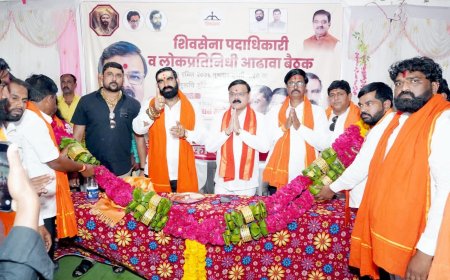 शिवसेना सेनगाव तालुका आढावा बैठक उत्साहात संपन्न; ‘गाव तिथे शाखा’ उपक्रमावर भर