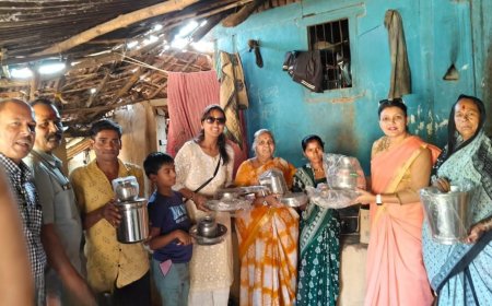 सेवेच्या पलीकडे, विश्वासाचे नाते” : नमस्ते नाशिक फाउंडेशनचा सप्रेवाडीत सामाजिक उपक्रम