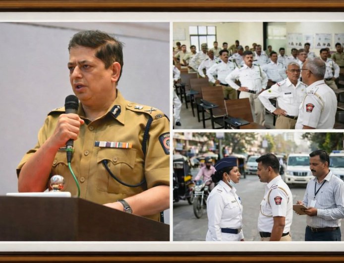 🚨 “रक्षकच भक्षक!” मीरा रोडमध्ये ट्रॅफिक पोलिसांचा ‘हफ्ता सिंिकेट’ उघड; वरिष्ठ निरीक्षकासह अधिकाऱ्यांवर गुन्हा 🚨