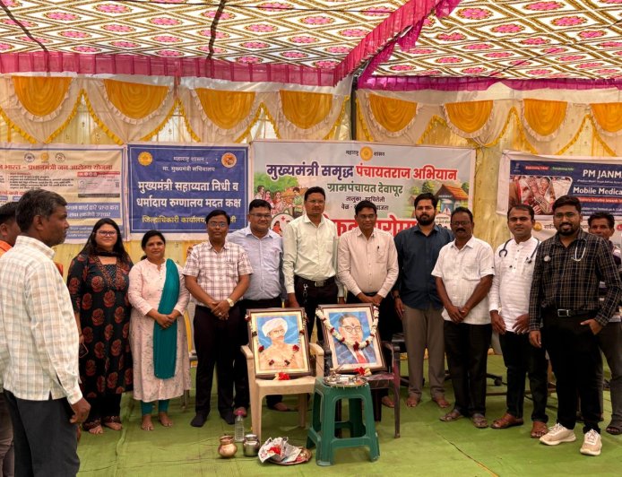 देवापूर ग्रामपंचायतीत ‘माझे गाव आरोग्य संपन्न गाव’ अभियान; ५४८ नागरिकांचा सहभाग