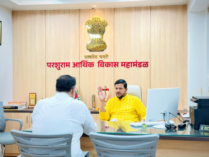कॅप्टन आशिष दामले यांची पुणे विधान भवनात भेट; परशुराम आर्थिक विकास महामंडळात नागरिकांच्या भेटीगाठी
