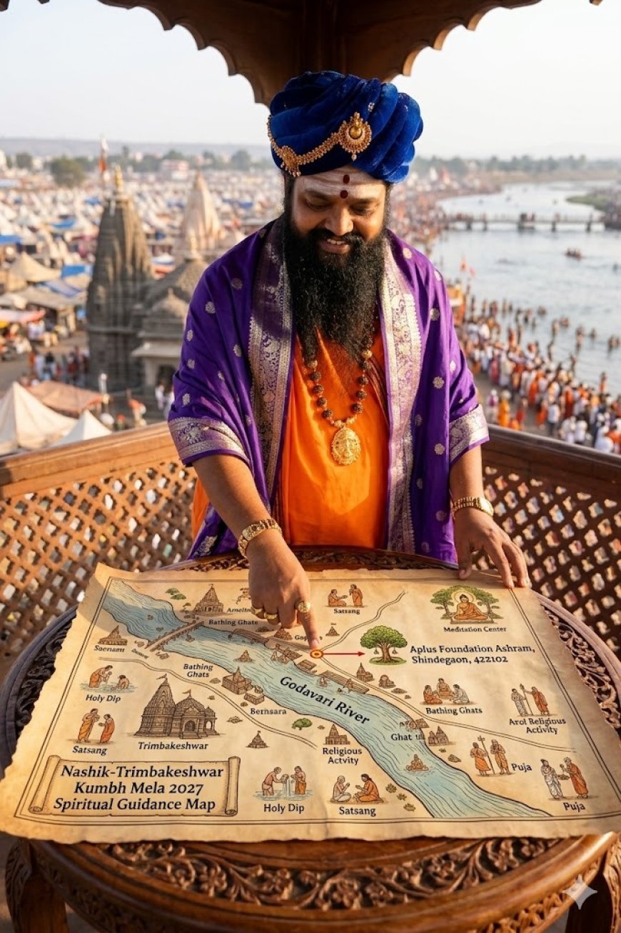 कुंभमेळ्याच्या पार्श्वभूमीवर शिंदे गावाजवळ महर्षी आनंद गुरुजी आश्रमाचे भूमिपूजन उद्या