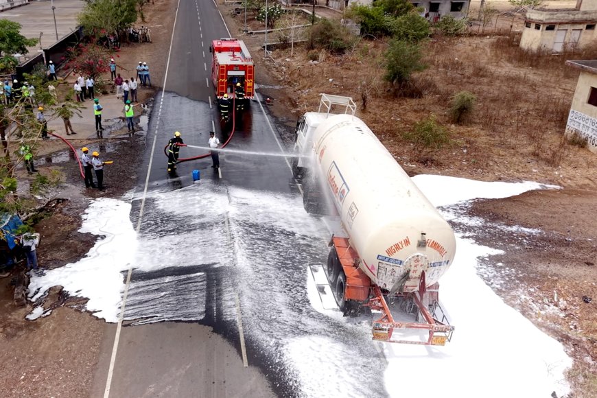 खामगाव एमआयडीसीत एलपीजी गॅस गळतीचे महा-मॉकड्रिल यशस्वी; आपत्ती सज्जतेची मोठी चाचणी