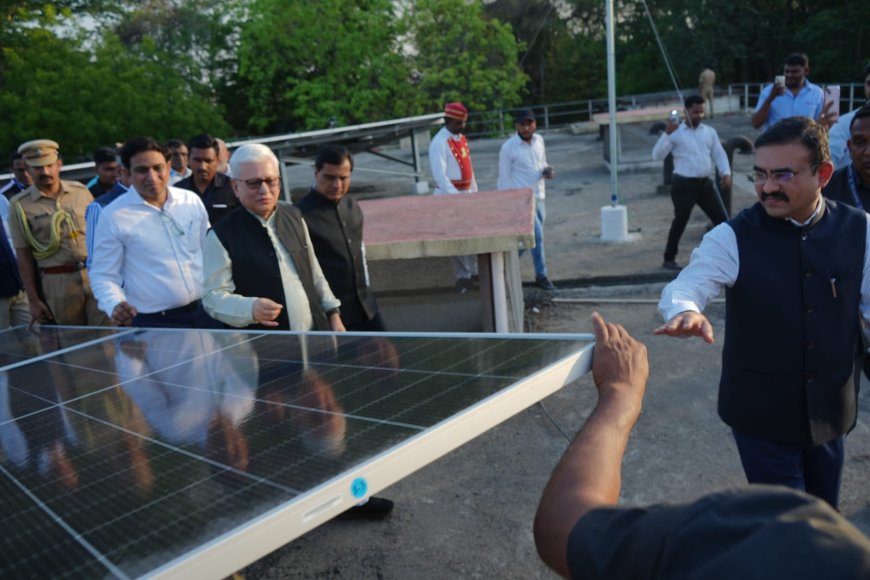 नागपूर लोकभवनात ९० किलोवॅट सौर ऊर्जा प्रकल्पाचे उद्घाटन; हरित ऊर्जेला चालना