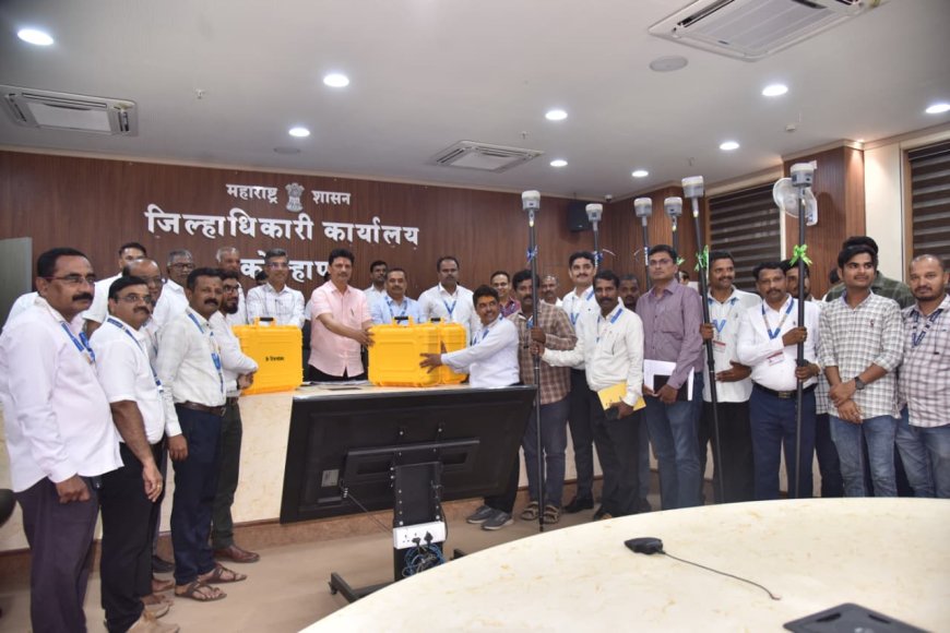 कोल्हापूर भूमी अभिलेख ‘हायटेक’; ३.६९ कोटींच्या यंत्रसामग्रीचे वितरण
