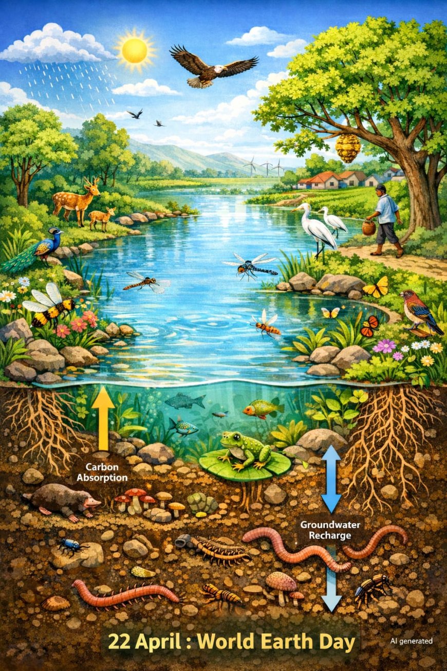 ‘माझी वसुंधरा ६.०’ अभियानातून पर्यावरण संवर्धनाला गती; जागतिक वसुंधरा दिनानिमित्त जनजागृती