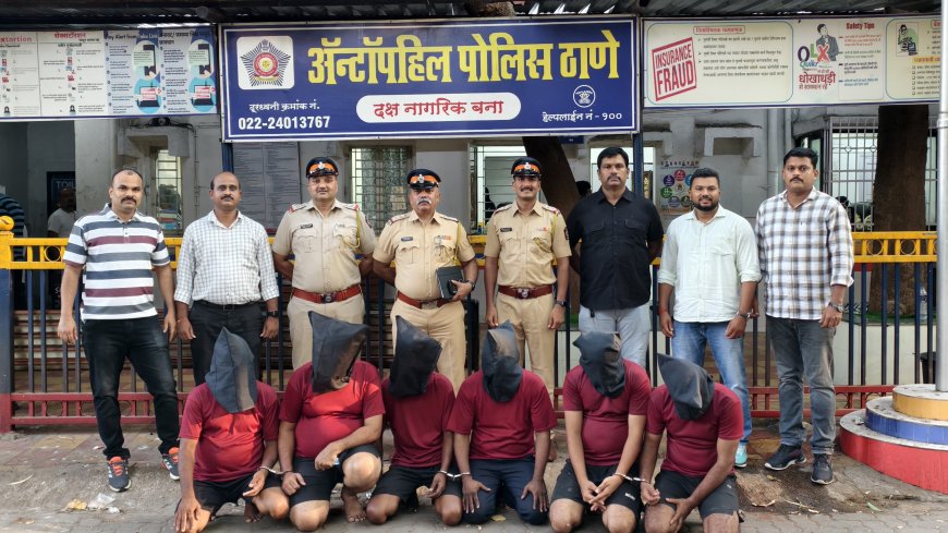 अपहरणासह जबरी चोरी प्रकरण उघड; ६ आरोपींना ६ तासांत अटक