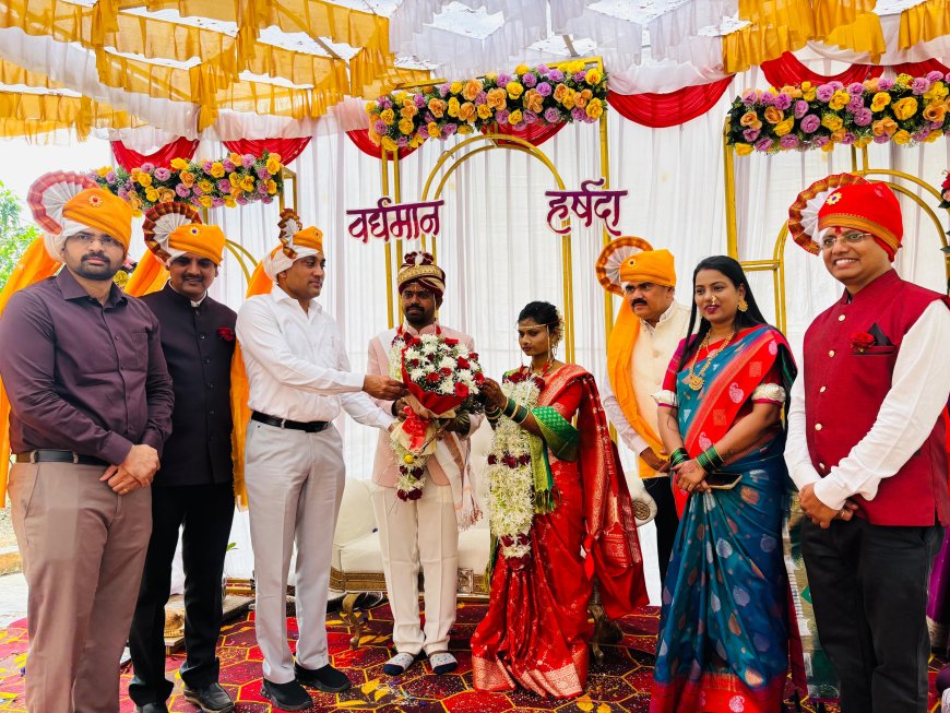 नाशिकच्या शासकीय वात्सल्य महिला वसतिगृहातील प्रवेशिता हर्षदाचा थाटामाटात विवाह; महिला व बाल विकास विभागाचे कौतुक