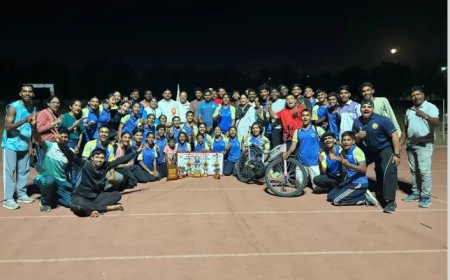 नाशिकमध्ये ४ थी राज्यस्तरीय ॲथलेटिक्स स्पर्धा उत्साहात पार; १५०० खेळाडूंचा सहभाग