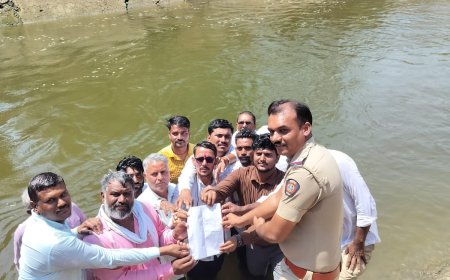 सिद्धेश्वर धरणाचे पाणी केळी पाझर तलावात सोडा; २७ गावांच्या शेतकऱ्यांचे जलसमाधी आंदोलन