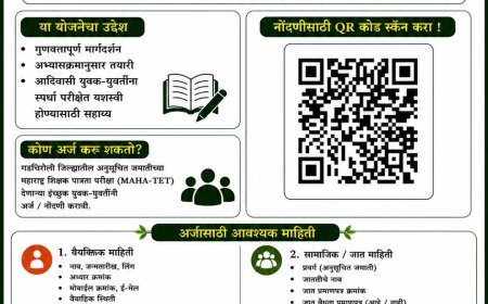 अनुसूचित जमातीच्या विद्यार्थ्यांसाठी मोफत निवासी महा-टीईटी क्रॅश कोर्स; १८ मेपासून गडचिरोलीत प्रशिक्षण