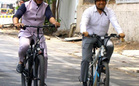 पंतप्रधान मोदी यांच्या आवाहनाला प्रतिसाद; महापौर रवि लांडगे यांचा सायकलने प्रवास