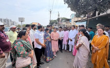कात्रज-कोंढवा विकास योजना रस्त्याच्या भूसंपादनाला गती; महापौर मंजुषा नागपुरे यांची पाहणी
