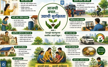 चला! देशापुढे महाराष्ट्राच्या बचतीचा आदर्श ठेवूया; संयम, बचत आणि शिस्तीतून राष्ट्रबांधणीचा संकल्प