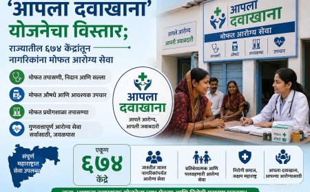 ‘आपला दवाखाना’ योजनेचा विस्तार; राज्यातील ६७४ केंद्रांतून नागरिकांना मोफत आरोग्य सेवा