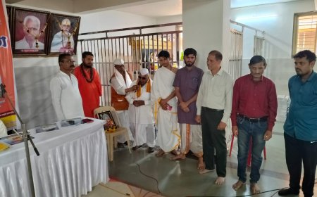 श्रीक्षेत्र त्र्यंबकेश्वरात अंध बांधवांचे पारायण सुरू; अध्यात्म आणि प्राकृत भाषेच्या ज्ञानासाठी अनोखा उपक्रम