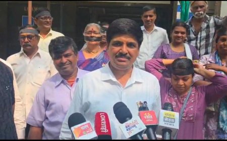 लोकमान्य हॉस्पिटलच्या कर्मचाऱ्यांचे तीव्र आंदोलन; कामगार नेते यशवंतभाऊ भोसले यांचा सोमवारपर्यंतचा अल्टिमेटम