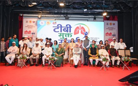 टीबीमुक्त मुंबई’ अभियानाचा राज्यपालांच्या हस्ते शुभारंभ; सायन रुग्णालयात महत्त्वपूर्ण कार्यक्रम संपन्न