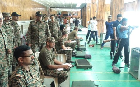 कोल्हापुरात इंटर एनसीसी ग्रुप स्पोर्ट्स शूटिंग स्पर्धेला उत्साहात प्रारंभ; राज्यभरातील कॅडेट्सचा सहभाग