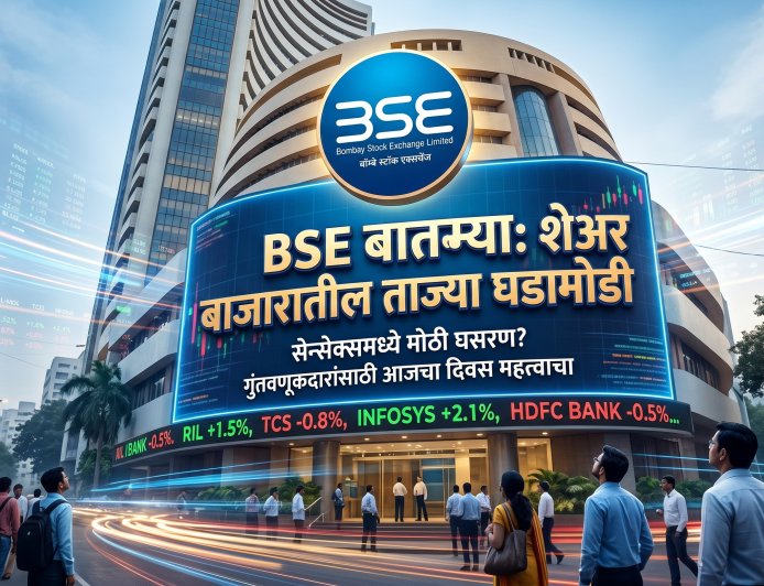 शेअर बाजारात भूकंप! सेन्सेक्स ५८३ अंकांनी कोसळला, निफ्टीही २४००० च्या खाली; गुंतवणुकीपूर्वी ही बातमी नक्की वाचा
