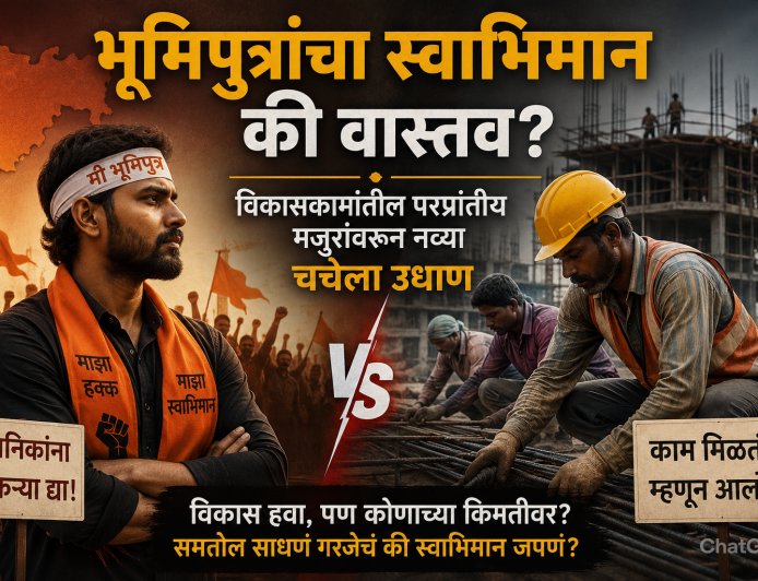 भूमिपुत्रांचा स्वाभिमान की वास्तव? विकासकामांतील परप्रांतीय मजुरांवरून नव्या चर्चेला उधाण