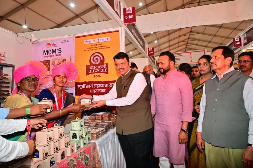 महालक्ष्मी सरस प्रदर्शनाचे मुख्यमंत्र्यांच्या हस्ते उद्घाटन; महाराष्ट्रात पहिल्या एक कोटी लखपती दीदी घडवण्याचे आवाहन