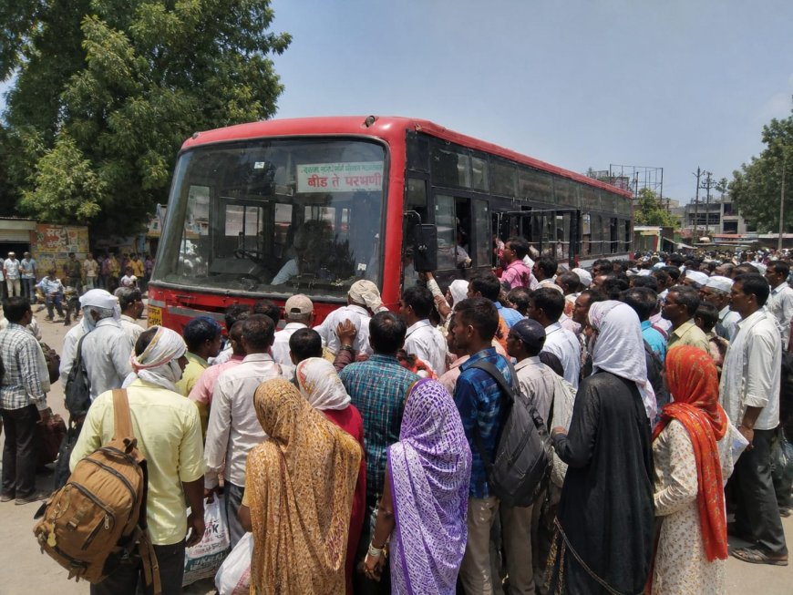 मोफत बस योजना वादाच्या भोवऱ्यात; बीड–परभणीतील ग्राउंड रिपोर्टमधून वास्तव समोर