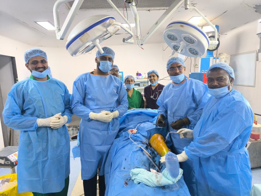 गडचिरोली जिल्हा रुग्णालयात प्रथमच यशस्वी गुडघा प्रत्यारोपण शस्त्रक्रिया