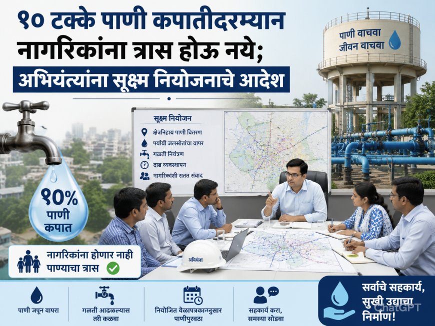 १० टक्के पाणी कपातीदरम्यान नागरिकांना त्रास होऊ नये; अभियंत्यांना सूक्ष्म नियोजनाचे आदेश