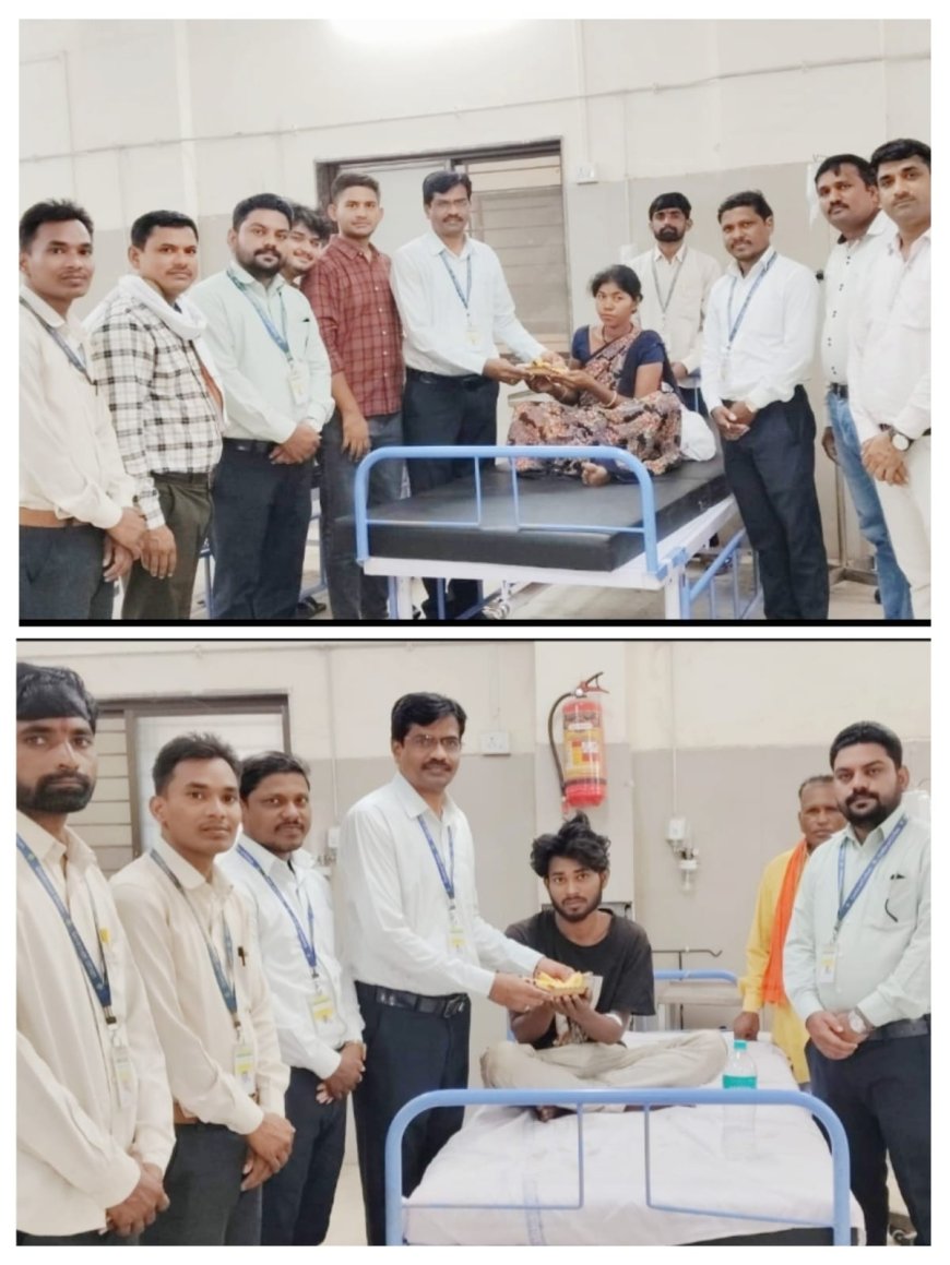 गोदावरी अर्बन मल्टिस्टेटचा स्तुत्य उपक्रम; वर्धापन दिनानिमित्त रुग्णांना फळवाटप