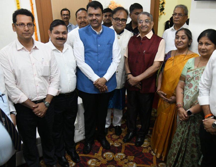 मुख्यमंत्री देवेंद्र फडणवीस यांच्या हस्ते श्रीराम अर्बन को-ऑपरेटिव्ह बँकेच्या चिंचभवन शाखेचे उद्घाटन