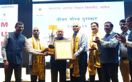 महाराष्ट्र आरोग्य विज्ञान विद्यापीठाचा २८ वा वर्धापन दिन उत्साहात; गुणवंत विद्यार्थी, शिक्षक व आरोग्य क्षेत्रातील मान्यवरांचा गौरव