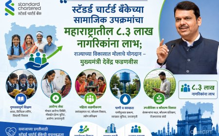 स्टँडर्ड चार्टर्ड बँकेच्या सामाजिक उपक्रमांचा महाराष्ट्रातील ८.३ लाख नागरिकांना लाभ; राज्याच्या विकासात मोलाचे योगदान – मुख्यमंत्री देवेंद्र फडणवीस