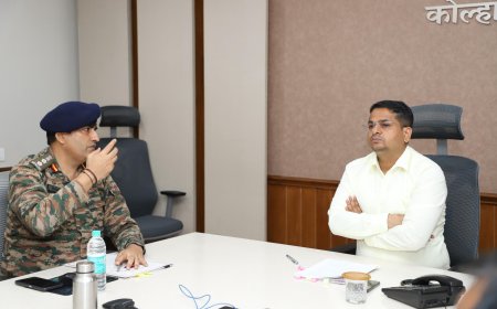 कोल्हापूरात अग्निवीर भरतीच्या तयारीला वेग; जिल्हाधिकारी डॉ. विजय राठोड यांच्या उपस्थितीत आढावा बैठक