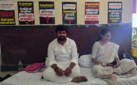 यवतमाळ पालिकेत अधिकाऱ्यांची मुजोरी? माहिती न दिल्याने गटनेते डॉ. नीरज वाघमारे यांचे ठिय्या आंदोलन