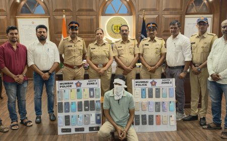 मुंबईत मोबाईल चोरी करणारा सराईत आरोपी अटकेत; ६ स्मार्टफोन जप्त, ५ गुन्ह्यांची उकल