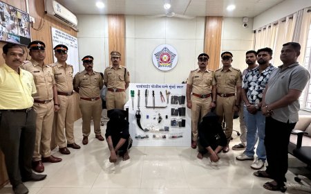 पार्कसाईट पोलिसांची मोठी कारवाई; सराईत घरफोडे अटकेत, ४ घरफोडी गुन्ह्यांची उकल, गावठी कट्टा व दागिने जप्त