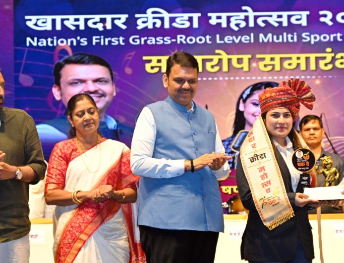 नागपुरात क्रीडा संस्कृतीला चालना देण्यासाठी दर्जेदार पायाभूत सुविधांवर भर : मुख्यमंत्री देवेंद्र फडणवीस