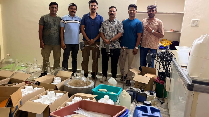 मुंबई पोलिसांची गुजरातमध्ये मोठी कारवाई; 74.97 कोटींचा एमडी ड्रग्ज कारखाना उद्ध्वस्त, दोन आरोपी जेरबंद