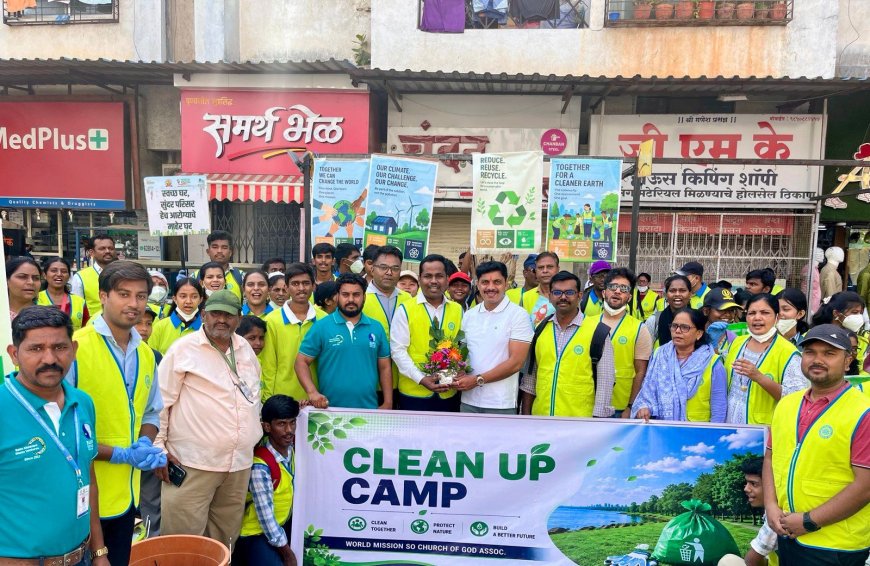 पिंपळे गुरवमध्ये भव्य स्वच्छता अभियान; २ हजार किलोहून अधिक कचरा संकलित