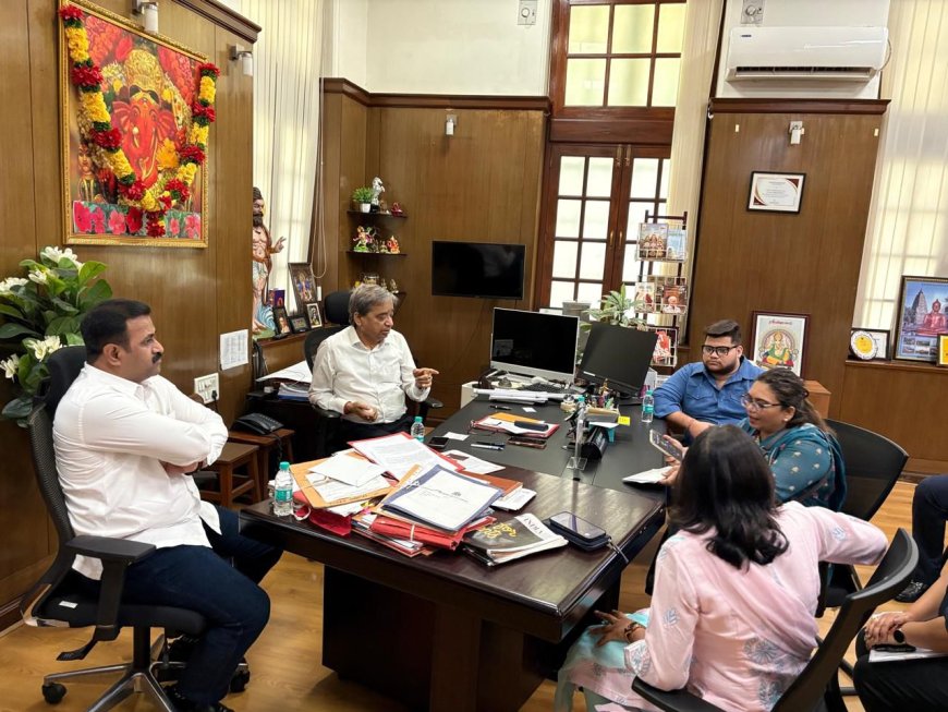 KEM रुग्णालयातील बंद MRI मशीनची आरोग्य समिती अध्यक्ष हरिष भांदिर्गे यांच्याकडून पाहणी; सेवा लवकरच सुरू करण्याचे आदेश