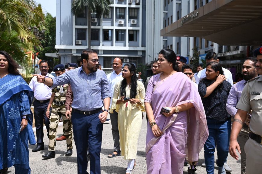 महापौर रितू तावडे यांची म्हाडा मुख्यालयास सदिच्छा भेट; पावसाळी तयारी व डिजिटल सेवांचा घेतला आढावा
